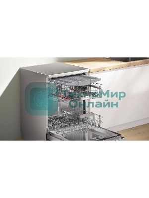 Посудомоечная машина Bosch Serie 6 SMS6EMI38Q, нержавеющая сталь, 60 см, 13 компл., 46 дБ, класс A