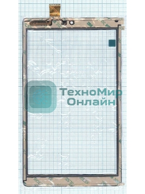 Сенсорное стекло (тачскрин) RP-275A-8.0-FPC-A2, черное