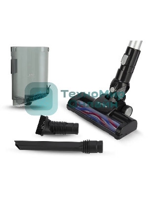 Пылесос вертикальный Vitek Midnight VT-1832 черный/серебристый, питание от аккумулятора, 120 Вт, уборка сухая, пылесборник 0.4 л, работа от АКБ max 35 мин