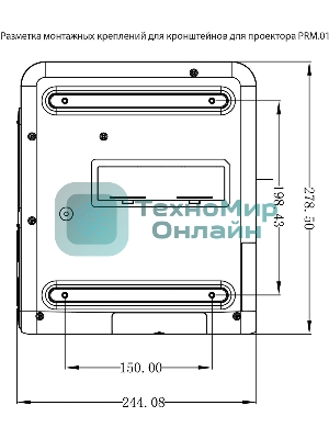 Проектор Cactus CS-PRM.01B.Full HD LCD 19000Lm LS 700Lm ANSI (1920x1080) 2500:1 ресурс лампы:50000часов 2xUSB typeA 2xHDMI 1.8кг