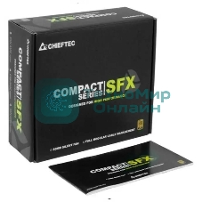 Блок питания Chieftec Compact CSN-550C Retail, 550Вт, 80 PLUS Gold, 80мм, модульный, черный