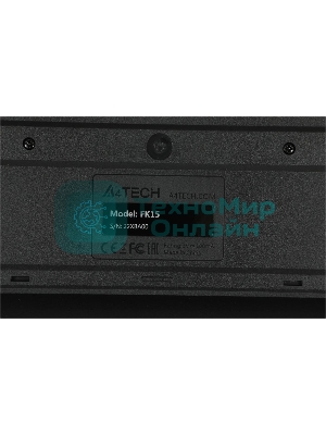 Клавиатура проводная A4Tech Fstyler FK15, USB, черный