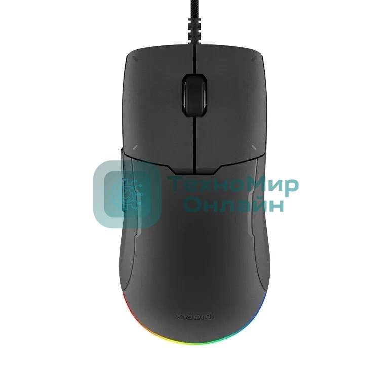 Мышь проводная Xiaomi Gaming Mouse Lite (YXSB01YM) черный, 6200 dpi, USB, кнопки - 5