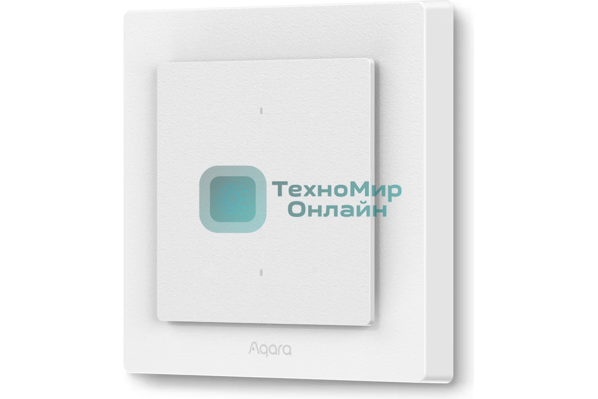 Умный выключатель Aqara H2 WS-K07D 2-х кл. белый