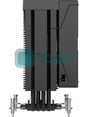 Устройство охлаждения(кулер) Formula Ice Boid 4PSD12 черный 120мм алюминий+медь 2200rpm 34db 4-pin 200W 157мм