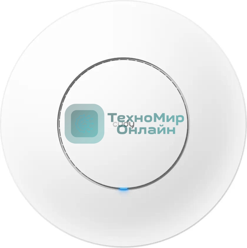 Точка доступа AX3000 Dual Band Ceiling Mount Wi-Fi 6 Access Point, Chipset MT7981, 802.11ax/ac/a/b/g/n, 2402Mbps at 5GHz + 574Mbps at 2.4GHz, 1 x 2.5G RJ45 Port, MU-MIMO, Support 12V DC or 802.3at PoE or Passive PoE, Internal Antennas, 48V passive PoE adapter included, Cudy Mesh Support