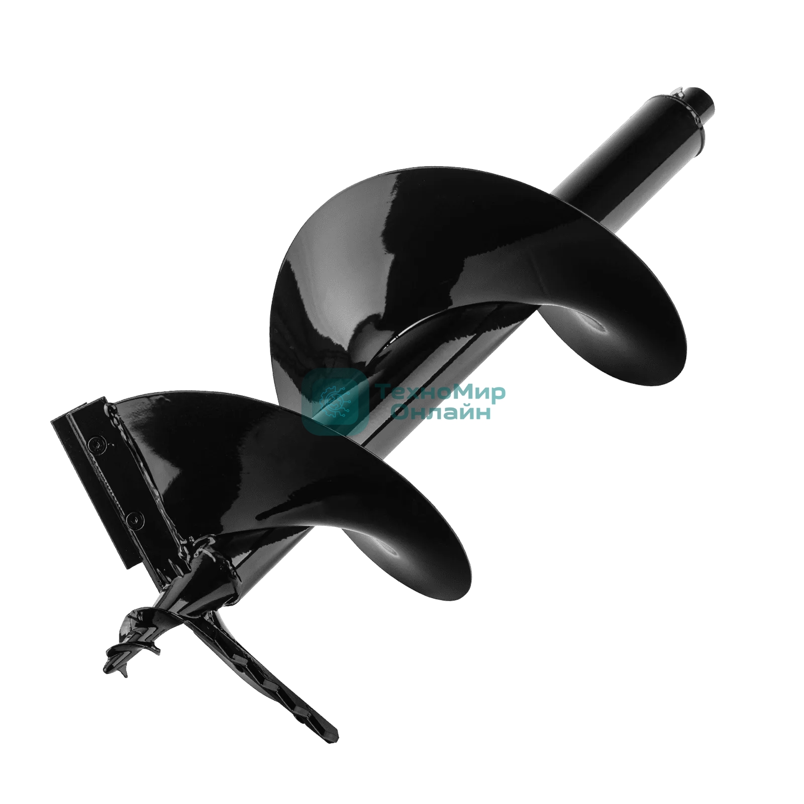 Шнек для грунта Denzel ER-300, диаметр 300 мм, длина 800 мм, соединение 20 мм, съемный нож