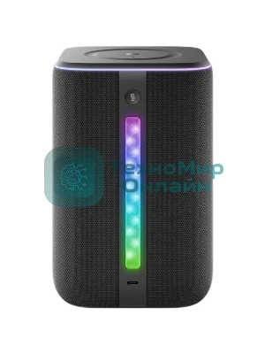 Умная колонка Яндекс Станция 3, 50Вт, стандартная, 2 динамика, мультирум, Zigbee, Wi-Fi, Bluetooth 5.0, Алиса, черный