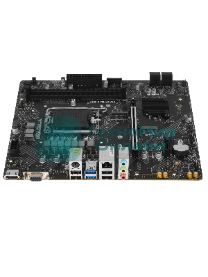 Материнская плата MSI PRO H610M-B, LGA1700, Intel H610, 2xDDR5, 4xSATA, 1xM.2, 1xPCIe 4.0 x16, 1xPCIe x1, 1xHDMI, 1xDP, 1x1Gb LAN, 2xUSB 3.2 Gen 1, 4xUSB 2.0, 3x3.5 мм, 7.1, micro-ATX