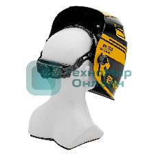 Щиток защитный лицевой (маска сварщика) Denzel F10, см. окно 100х96, Real Color, DIN 4-8/9-13