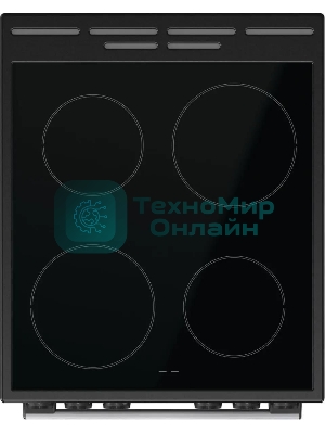 Плита электрическая Gorenje GEC5C41SG серый, конфорок 4 электрических, духовка 70 л, 50 см x 85 см x 59.4 см (без крышки)