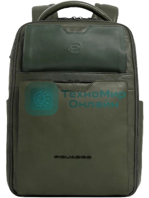 Рюкзак мужской Piquadro Ael CA6923S142/VE зеленый тимьяновый кожа