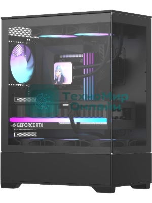 Корпус Formula Crystal Z1 V2 Black, Midi-Tower, чёрный