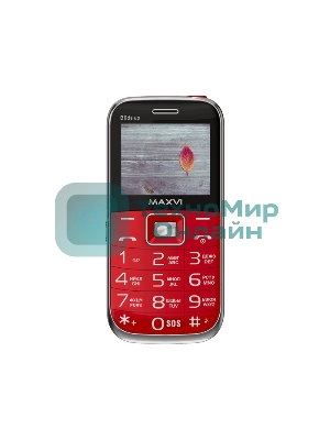 Мобильный телефон Maxvi B6ds up красный