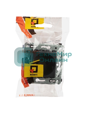 Розетка DKC Avanti 4412003 2P+E со шторками, 