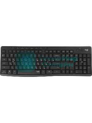 Комплект клавиатура+мышь Logitech MK295 беспроводной, USB, чёрный