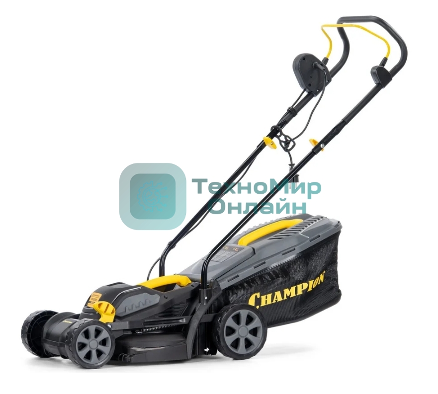 Газонокосилка электрическая Champion EM3312, от сети, 1200 Вт