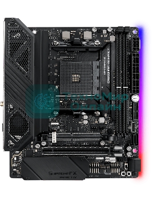 Материнская плата ASUS ROG CROSSHAIR VIII IMPACT, AM4, AMD X570, 2xDDR4, 4xSATA, 2xM.2, 1xPCIe 4.0 x16, 1x1Gb LAN, Wi-Fi 6, Bluetooth 5.0, 1xUSB-C 10Gbps, 5xUSB-A 10Gbps, 2xUSB-A 5Gbps, 7.1, Mini-DTX
