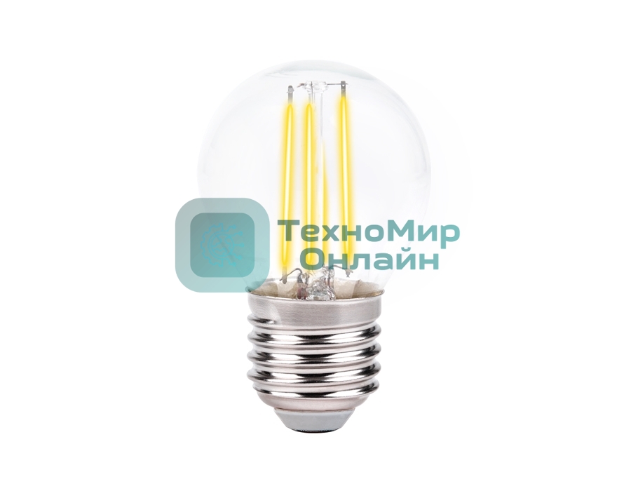 Светодиодная лампа Ambrella light 203915 Filament LED G45-F 6W E27 4200K (60W)