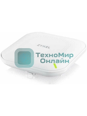 Точка доступа Zyxel NebulaFlex NWA90AX PRO, WiFi 6, 802.11a/b/g/n/ac/ax (2,4 и 5 ГГц), MU-MIMO, антенны 3x3, до 575+2400 Мбит/с, 1xLAN 2.5GE, PoE, защита от 4G/5G, БП в комплекте