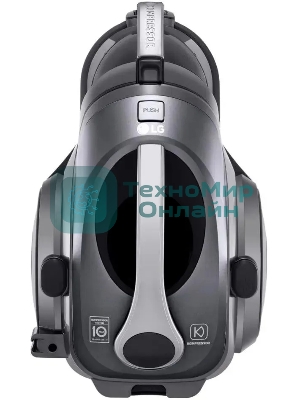 Пылесос LG VK89309H серебристый, 420/2000 Вт, уборка сухая, пылесборник контейнер 1.2 л