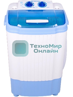 Стиральная машина Renova WS-30T/ЕТ белая, загрузка вертикальная 3кг, класс: D