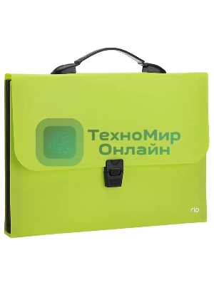 Папка-портфель Deli Rio EB40202 7 отделений, A4 полипропилен 0.6мм, ассорти