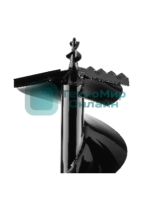 Шнек для грунта Denzel ER-300, диаметр 300 мм, длина 800 мм, соединение 20 мм, съемный нож