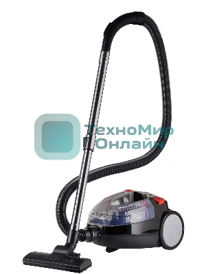 Пылесос Hyundai HYV-C3077 черный, 380/2000 Вт, уборка сухая, пылесборник контейнер 1.5 л