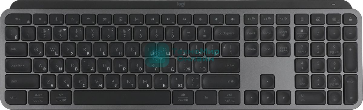 Клавиатура беспроводная Logitech MX Keys S (920-011600) графит
