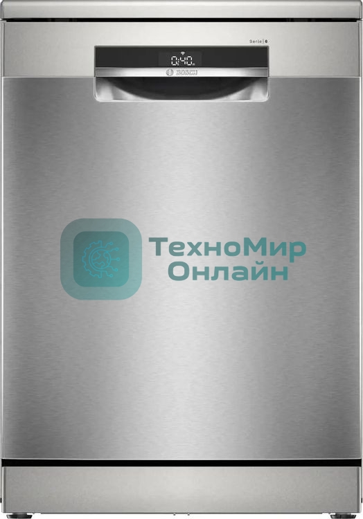Посудомоечная машина Bosch Serie 6 SMS6EMI38Q, нержавеющая сталь, 60 см, 13 компл., 46 дБ, класс A