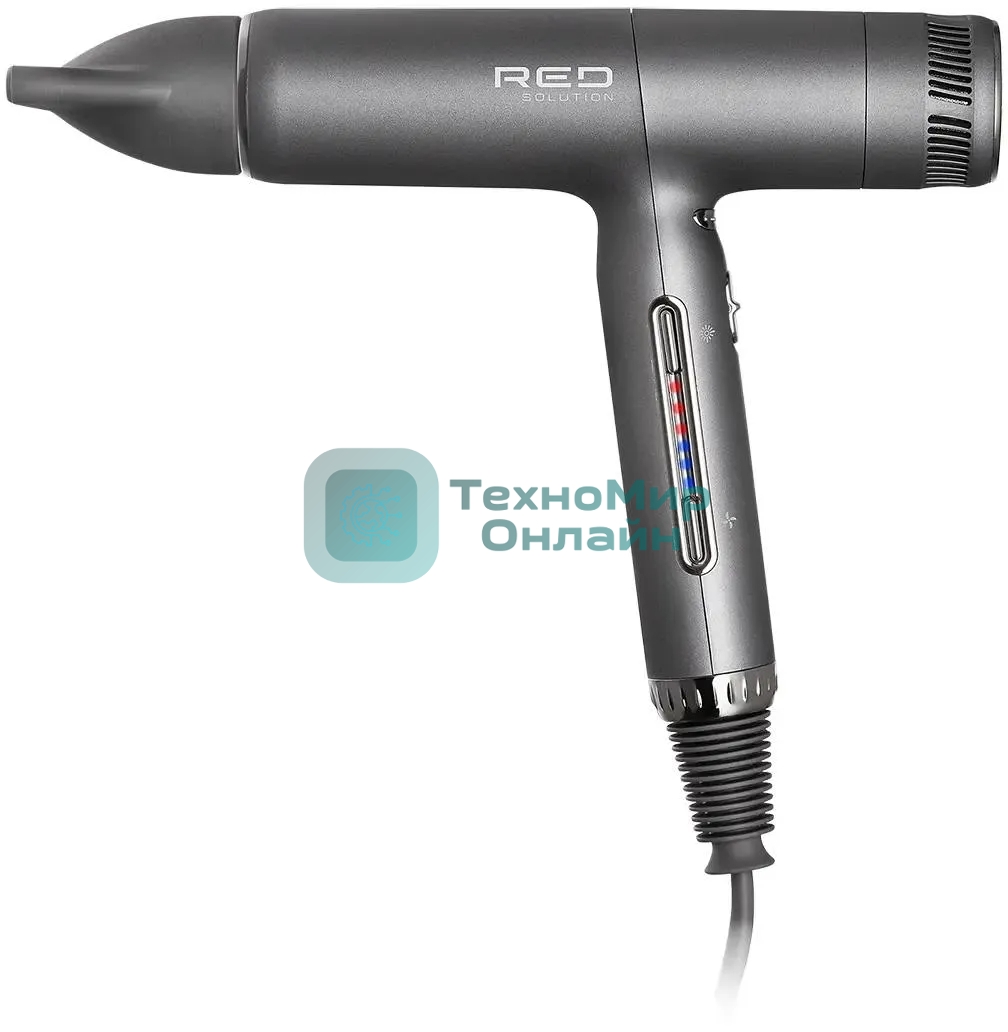 Фен Red Solution F582 1500Вт серый/серебристый