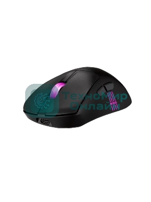 Мышь беспроводная/проводная ASUS ROG Keris II Origin чёрный, 42000 dpi, USB Type-A, радиоканал, Bluetooth, кнопки - 5