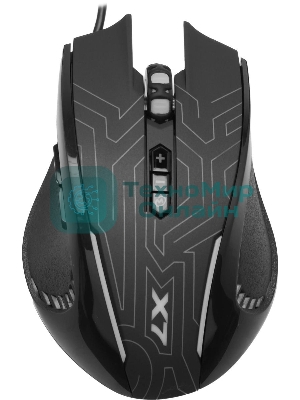 Мышь проводная A4Tech X87 черный, 2400 dpi, USB, кнопки - 8