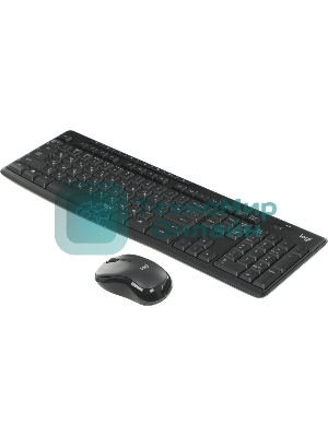 Комплект клавиатура+мышь Logitech MK295 беспроводной, USB, чёрный