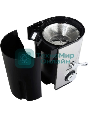 Соковыжималка Maunfeld MJE.850S нержавеющая сталь, центробежная, 850 Вт, 350 мл, механическое