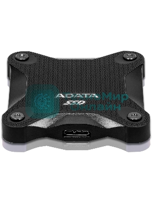Внешний SSD ADATA SD620, 1TB, USB 3.2 Gen 2 Type-A, R/W 550/480, черный