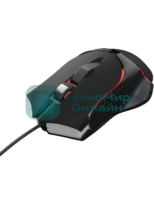 Мышь проводная GMNG 703GM черный, 3200 dpi, USB, кнопки - 6
