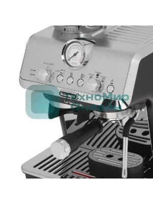 Кофеварка рожковая DeLonghi EC9155.MB серебристый/черный, исп. кофе - зерновой/молотый, 1.7 л, 1400 Вт, 15 Бар