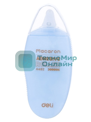 Клеющий роллер Deli EA49201 прозрачный блистер 6мм x 8м Macaron