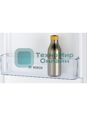 Встраиваемый холодильник Bosch Serie 2 KIV87NSE0 белый, 2-хкамерн., 200/70 л., морозилка снизу, капельное размораживание