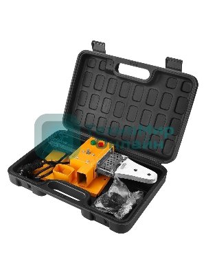 Аппарат для сварки полипропиленовых труб с металлической станиной DEKO RPPWM1600W в пластиковом кейсе, 3 насадки (20-32