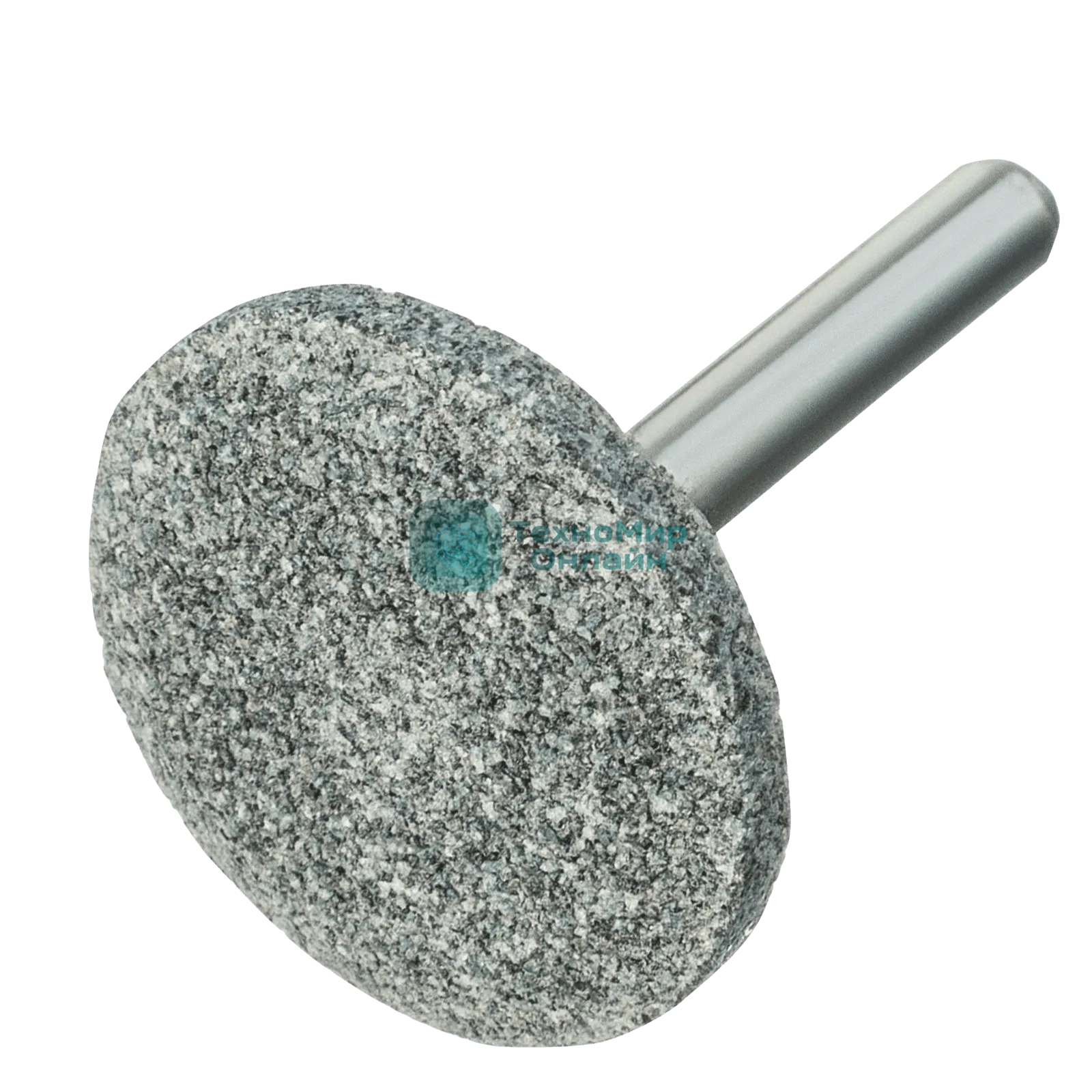 Шарошка абразивная Denzel диск 32 x 12 мм, для дрели, хвостовик d6 мм, 63С