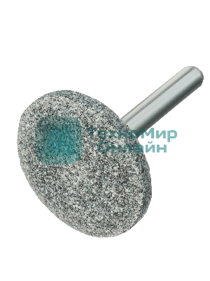 Шарошка абразивная Denzel диск 32 x 12 мм, для дрели, хвостовик d6 мм, 63С