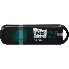 Флешка USB MORE CHOICE МФБ16 Black (4620202558862), 16GB, USB 3.0, R/W 25/15, черный