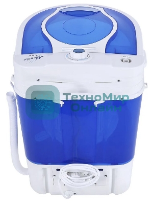 Стиральная машина Мечта WMS S303UT01 бело-синяя, загрузка вертикальная 3кг, 300 об/мин., класс: A+