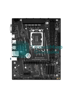 Материнская плата Maxsun MS-Challenger H610M-D, LGA 1700, Intel H610, 2xDDR4, 3xSATA, 1xM.2, 1xPCIe 4.0 x16, 1xPCIe x1, 1xHDMI, 1xVGA, 1x 1Gb LAN, 2xUSB 3.2 Gen 1, 4xUSB 2.0, 3x3.5 мм, 5.1, mATX