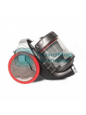Пылесос BQ VC1606C серо-красный, 420/1600 Вт, уборка сухая, пылесборник контейнер 3 л