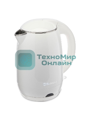 Чайник электрический Sakura SA-2157W 1.8 л, бел д