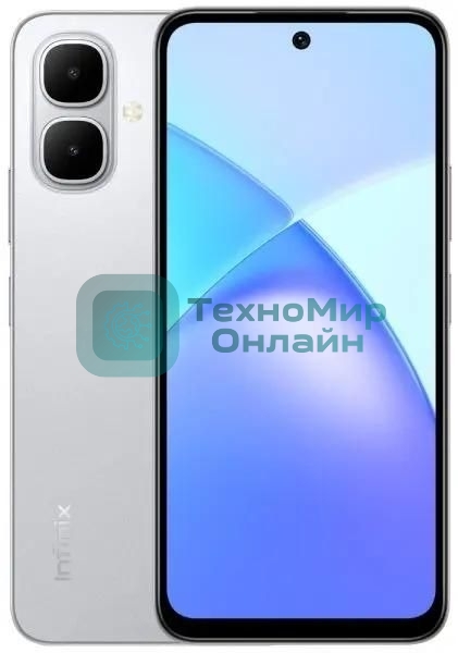 Смартфон Infinix Smart 10 X6725D 4/128Gb серебристый титан